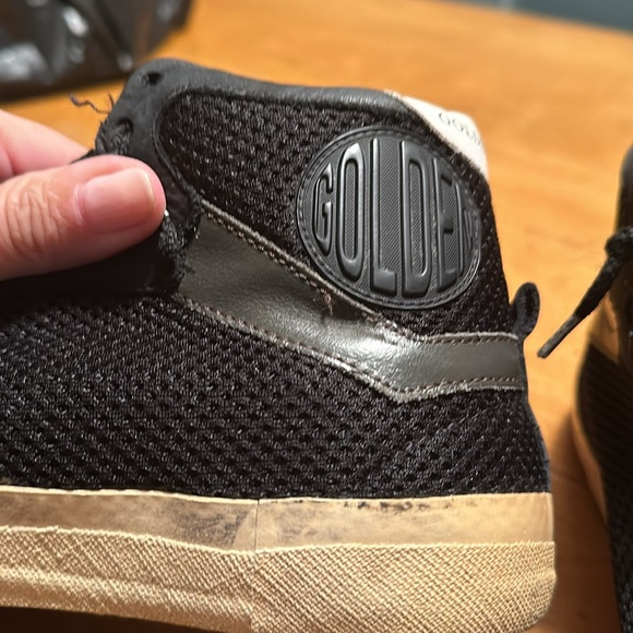 Great use condition golden goose trainers black tie up half top high. - Picture 4 of 8